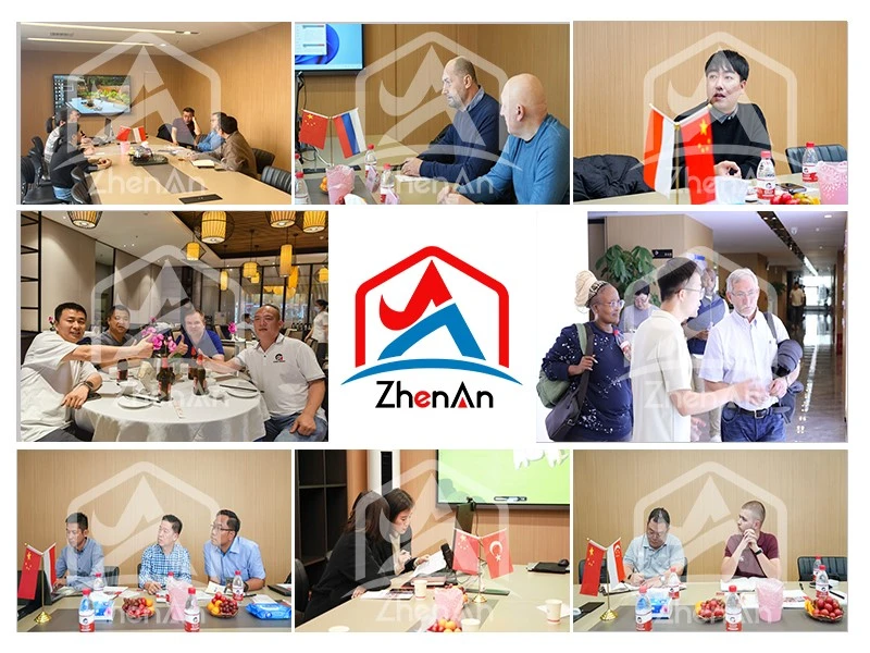 MC Ferro Manganese 78 Customer Visit Customers visiting ZhenAn for MC ferro manganese 78 cooperation